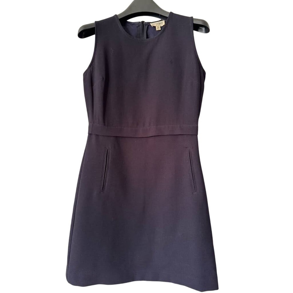 Maison Jules Black Sleeveless Sheath‎ Dress with Pockets Size XS